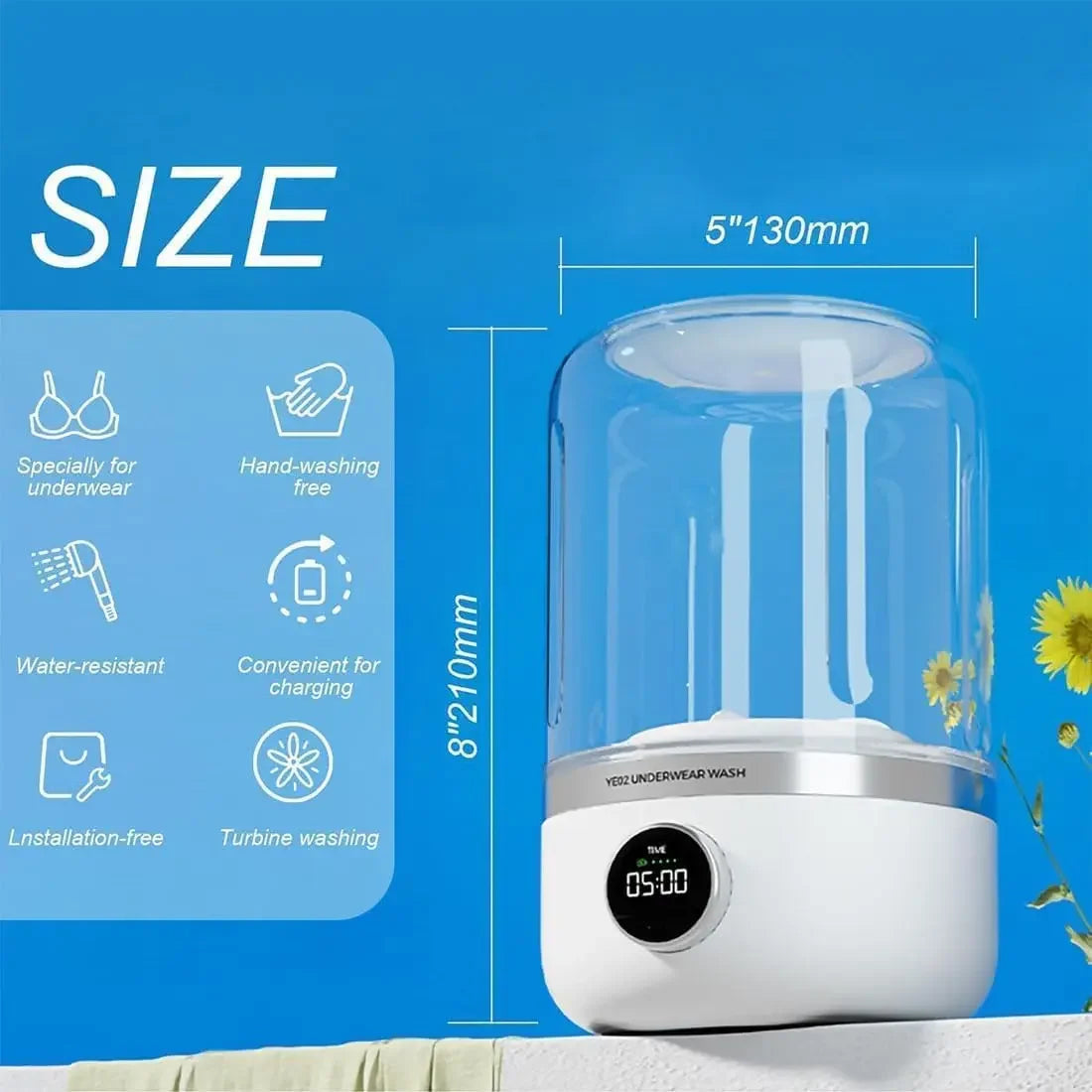 Mini Portable Washing Machine For UnderGarments